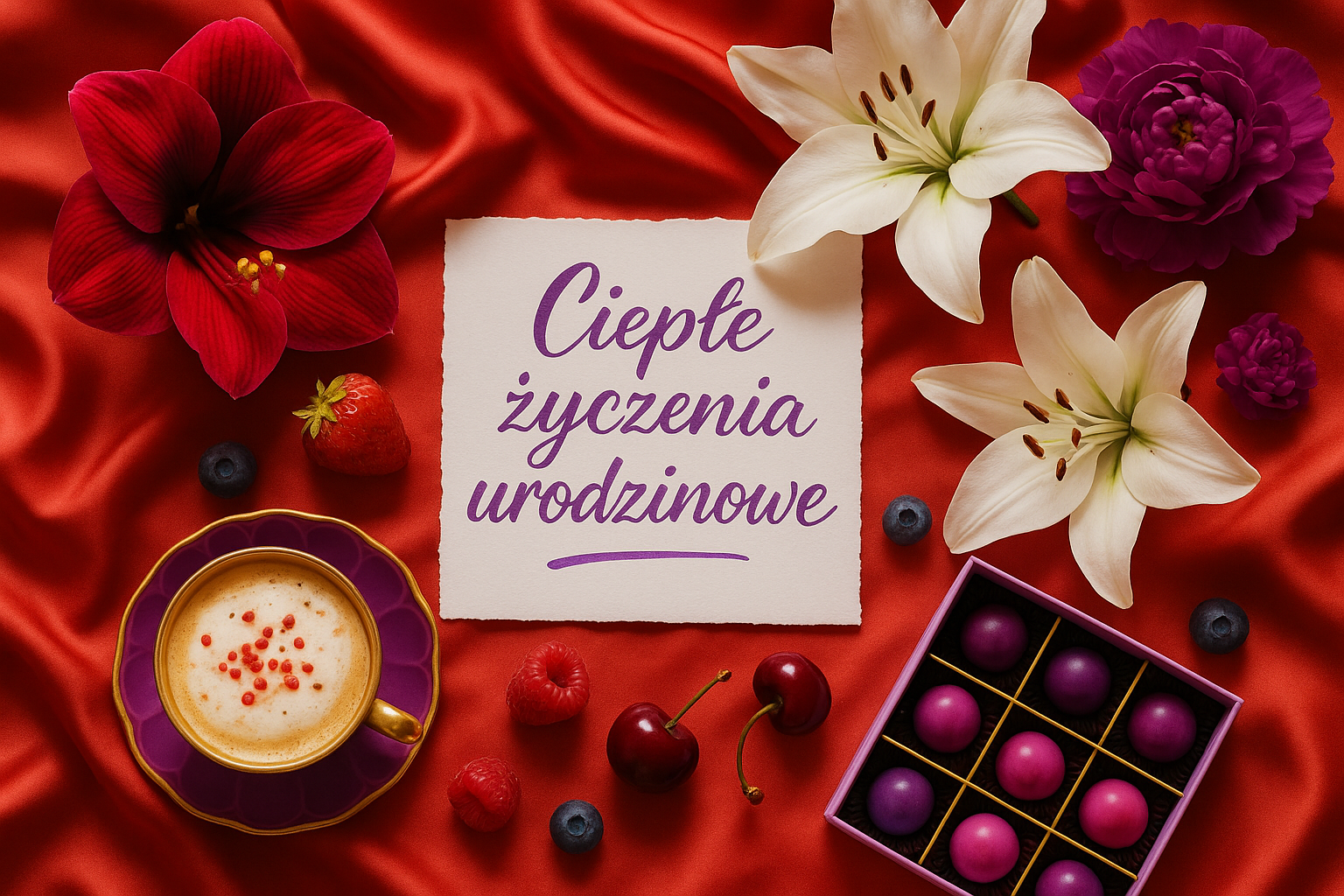 Ciepłe życzenia urodzinowe