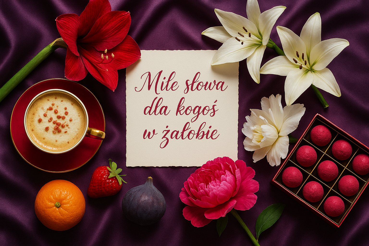 Miłe słowa dla kogoś w żałobie