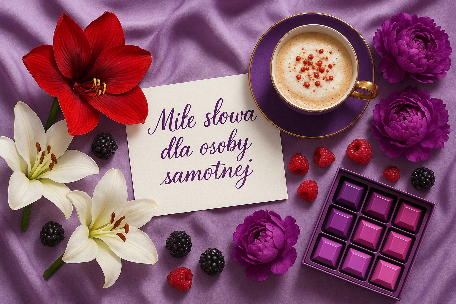 Miłe słowa dla osoby samotnej
