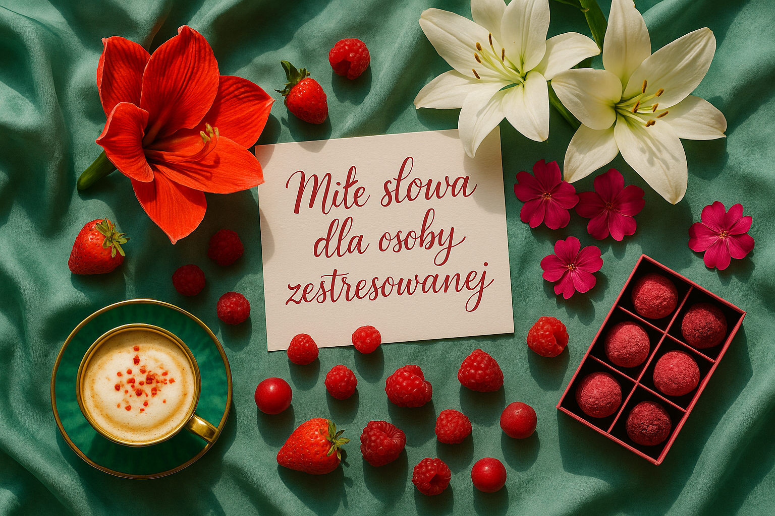 Miłe słowa dla osoby zestresowanej