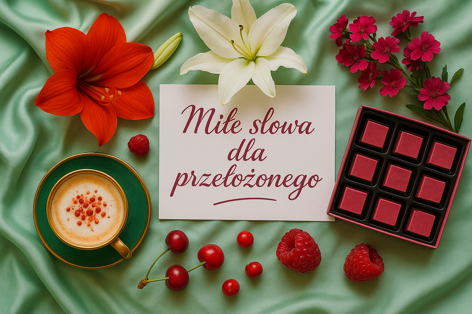 Miłe słowa dla przełożonego