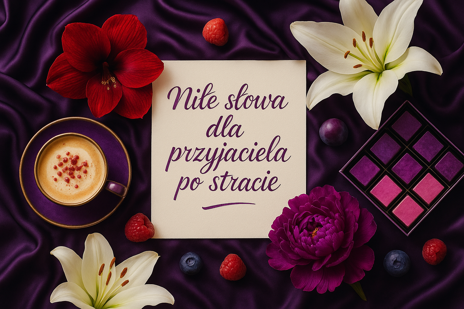Miłe słowa dla przyjaciela po stracie