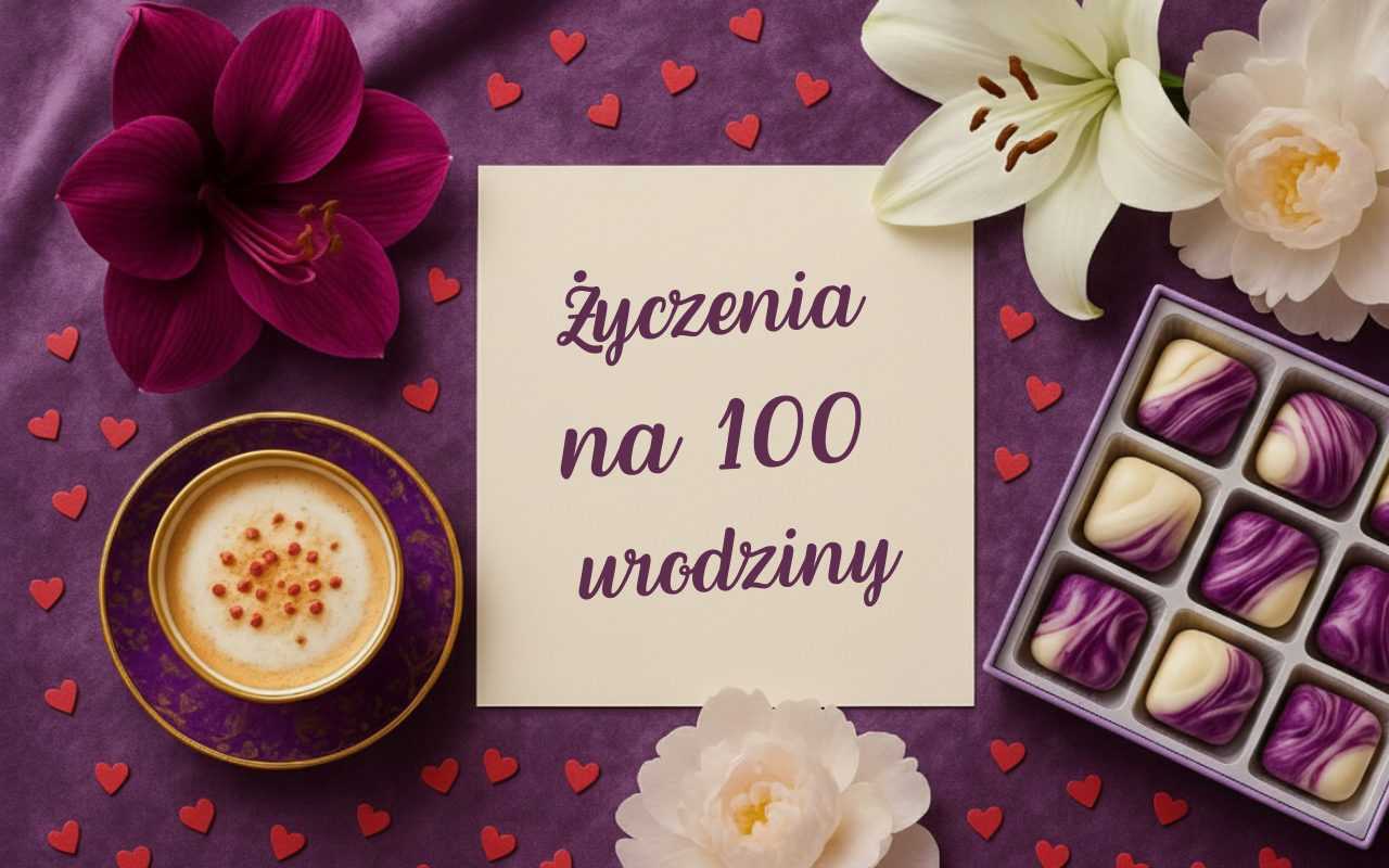 Życzenia na 100 urodziny
