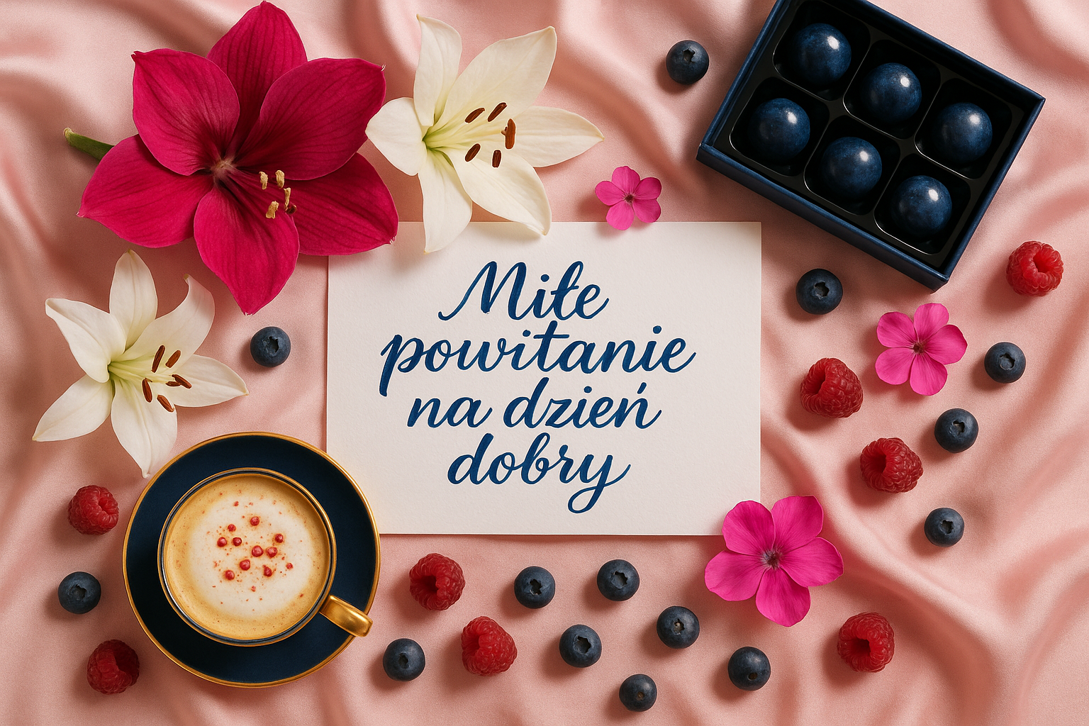 Miłe powitanie na dzień dobry