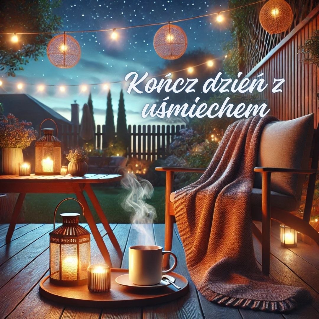 Kończ dzień z uśmiechem - przytulny kącik z herbatą na wieczorne pozdrowienia